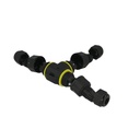 Connettore Manicotto di Collegamento IP68 Forma T Cavo Raccordo Impermeabile 3 Poli Max Sezione 1,5mmq