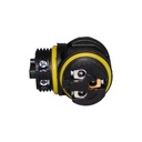 Connettore Manicotto di Collegamento IP68 Forma T Cavo Raccordo Impermeabile 3 Poli Max Sezione 1,5mmq