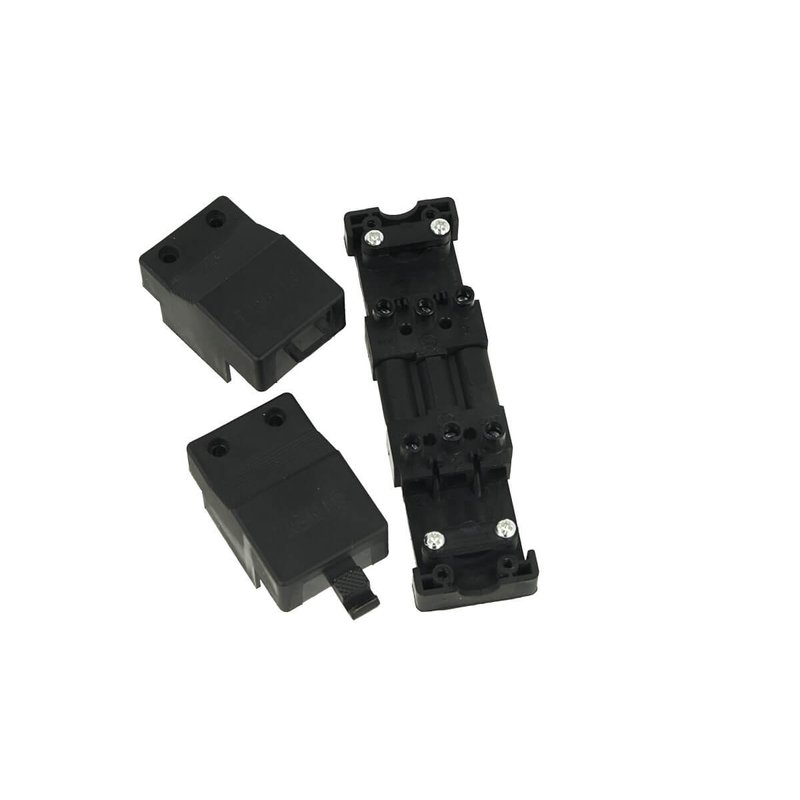 Connettore Innesto Con Pressacavo Montaggio Su Cavo 3 Pin Collegabile Maschio e Femmina Pluggable IP30