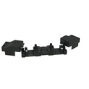 Connettore Innesto Con Pressacavo Montaggio Su Cavo 3 Pin Collegabile Maschio e Femmina Pluggable IP30