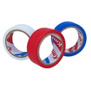 3 Nastri Isolanti Elettrici in PVC 19mm X 5m Colore Assortiti Bianco Rosso Blu