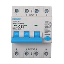ETTROIT RCBO Interruttore Magnetotermico Differenziale Tipo A Curva C 3P+N 4M 6000A 30mA C63A AC 400V IP20 IEC61009-1