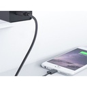 2 Pezzi Cavo USB Dati Ricarica Per Iphone Colore Nero 1 Metro