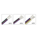 100 Metri Cavo Filo Elettrico Piattina Quadri Polare 4X0,25 mmq Cavo di Prolunga Per Striscia Led RGB