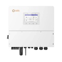 Inverter Fotovoltaico Alta Tensione Solis Trifase Ibrido On-Grid/Off-Grid 12kW, Quadruplo MPPT, CEI 0-21, Schermo LCD, Meter e TA Inclusi, Garanzia 10 Anni IP66
