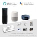 Interruttore WIFI 16A WIFI 2.4G TUYA, Smart Life 16A AC 90-250V 50/60HZ 3500W-SH101