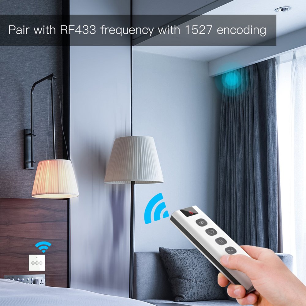 Telecomando Interruttore Wireless RF 9 Scene RF 433MHz TUYA, Smart Life  3V Con Pile CR2032-SH1909