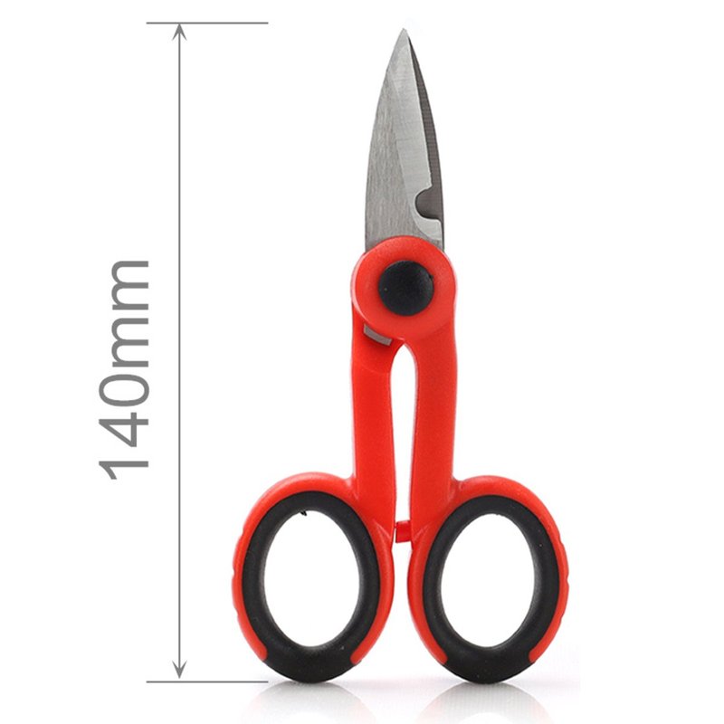 Forbici per Elettricisti 140mm Taglia e Spelacavi Spelafili In Acciaio Inossidabile