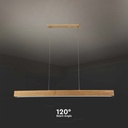 Lampadario LED a Sospensione 12W Colore Legno 4000K SKU-23100