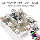 Lampada Led GU10, ZigBee 3.0, RGB+CW, TUYA, Smart Life, AC 90-250V, 50/60HZ, 5W, 50X55mm, IP20, SHZ61005