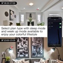 Lampada Led GU10, ZigBee 3.0, RGB+CW, TUYA, Smart Life, AC 90-250V, 50/60HZ, 5W, 50X55mm, IP20, SHZ61005