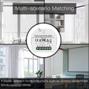 Modulo Tapparelle WIFI 2.4G + RF 433MHz, TUYA, Smart Life, 2A, AC 90-250V, 50/60HZ, 500W, 52X47X18mm, IP20, SH108WR SH108