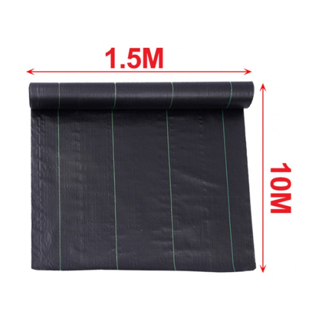 Telo Pacciamatura Antierba Traspirante 1.5X10M, Permeabile all’Acqua, in PP Resistente ai Raggi UV, Facile da Tagliare e Installare, Protezione Ecologica contro le Erbacce