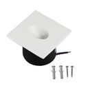 Faretto LED Segnapasso Quadrato Montaggio a Incasso 3W Colore Bianco 4000K IP20 SKU-211210