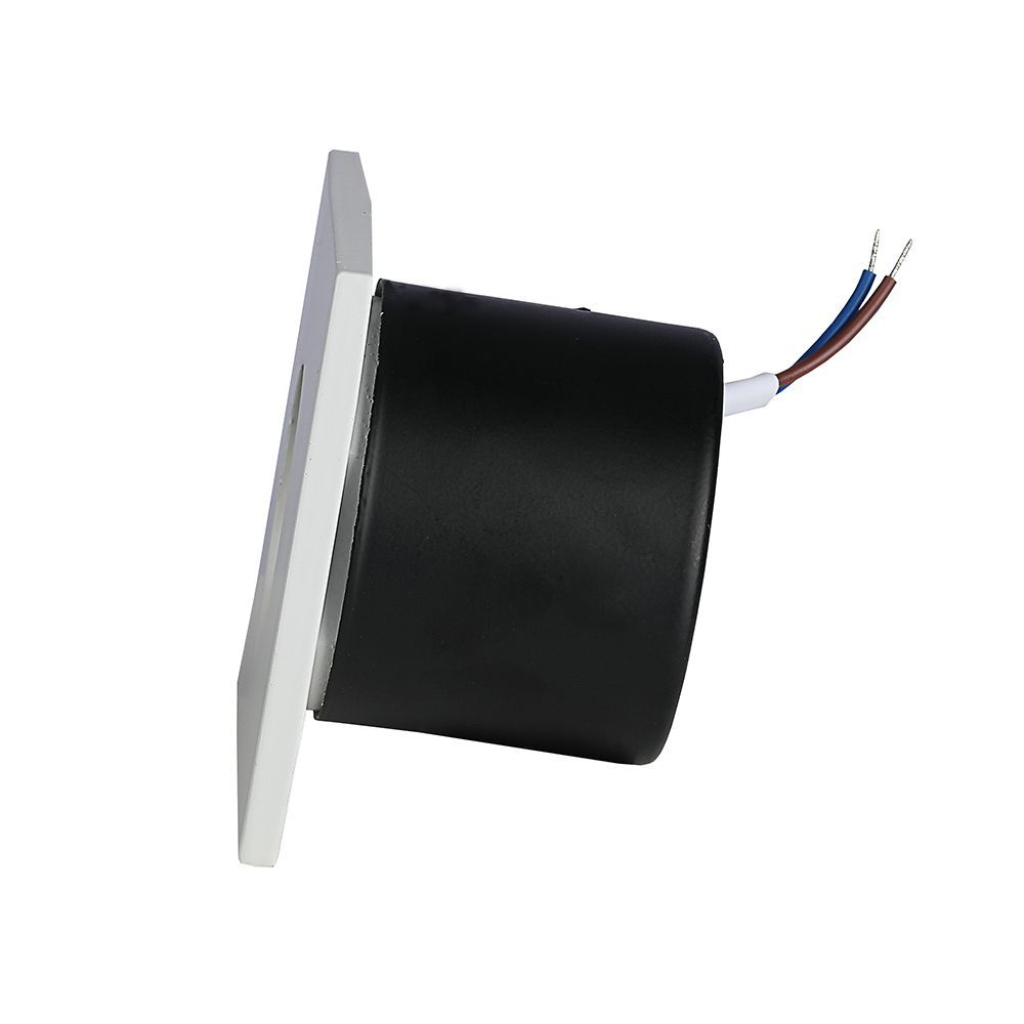 Faretto LED Segnapasso Quadrato Montaggio a Incasso 3W Colore Bianco 4000K IP20 SKU-211210