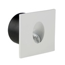 Faretto LED Segnapasso Quadrato Montaggio a Incasso 3W Colore Bianco 4000K IP20 SKU-211210