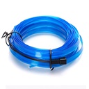 Striscia LED Decorativa Blu Super Sottile per Interno Auto Lunga 5 Metri Tagliabile Alimentata da USB