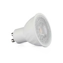 V-TAC Faretto LED GU10 6W 110° Copertura Trasparente 3000K SKU-211921
