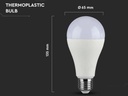 Lampada Led E27 A65 17W 1521 LM Caldo 3000K Dimmerabile Chip Samsung SKU-20188