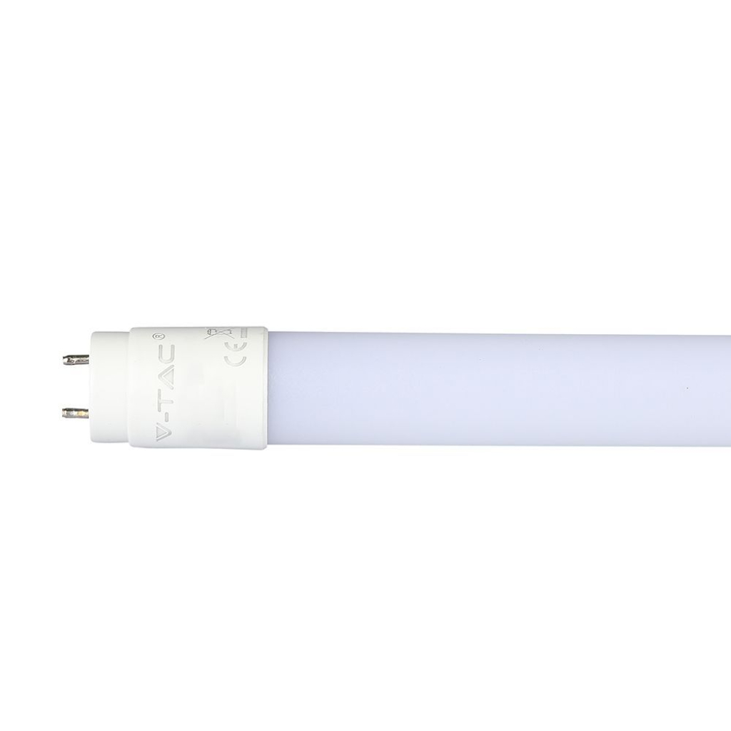 V-TAC Tubo LED T8 9W G13 60cm in Nanoplastica Non Ruotabile 6500K  NON RUOTABILE Alimentazione da Un Lato SKU-216394
