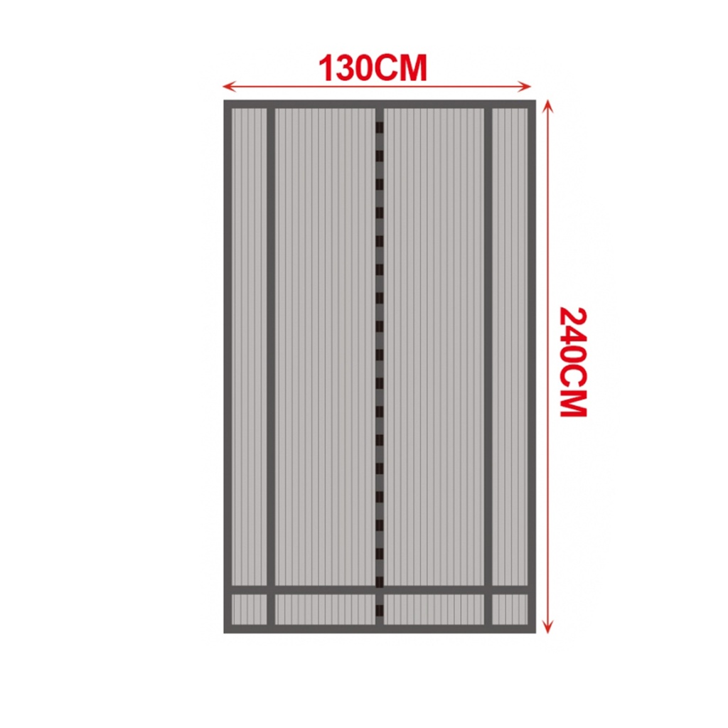 Tenda Zanzariera Porta Nera Tagliabile