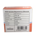 MeanWell RCBO Interruttore Magnetotermico Differenziale Tipo A Curva C 1P+N 2M 6000A 300mA C6A AC 230V IP20 IEC61009-1