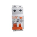 MeanWell RCBO Interruttore Magnetotermico Differenziale Tipo A Curva C 1P+N 2M 6000A 300mA C20A AC 230V IP20 IEC61009-1