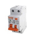 MeanWell RCBO Interruttore Magnetotermico Differenziale Tipo A Curva C 1P+N 2M 6000A 300mA C20A AC 230V IP20 IEC61009-1