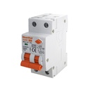 MeanWell RCBO Interruttore Magnetotermico Differenziale Tipo A Curva C 1P+N 2M 6000A 300mA C32A AC 230V IP20 IEC61009-1
