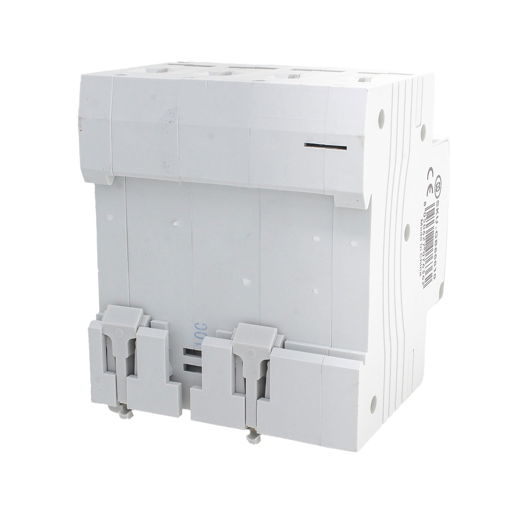 MeanWell RCBO Interruttore Magnetotermico Differenziale Tipo A Curva C 3P+N 4M 6000A 300mA C10A AC 400V IP20 IEC61009-1