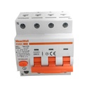 MeanWell RCBO Interruttore Magnetotermico Differenziale Tipo A Curva C 3P+N 4M 6000A 300mA C16A AC 400V IP20 IEC61009-1