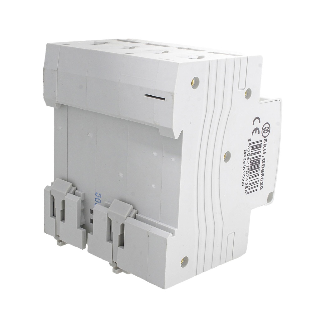 MeanWell RCBO Interruttore Magnetotermico Differenziale Tipo A Curva C 3P+N 4M 6000A 300mA C20A AC 400V IP20 IEC61009-1