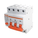 MeanWell RCBO Interruttore Magnetotermico Differenziale Tipo A Curva C 3P+N 4M 6000A 300mA C32A AC 400V IP20 IEC61009-1
