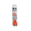 MeanWell RCBO Interruttore Magnetotermico Differenziale Tipo A Curva C 1P+N 1M 6000A 10mA Per Zone Umide C10A AC 230V IP20 IEC61009-1