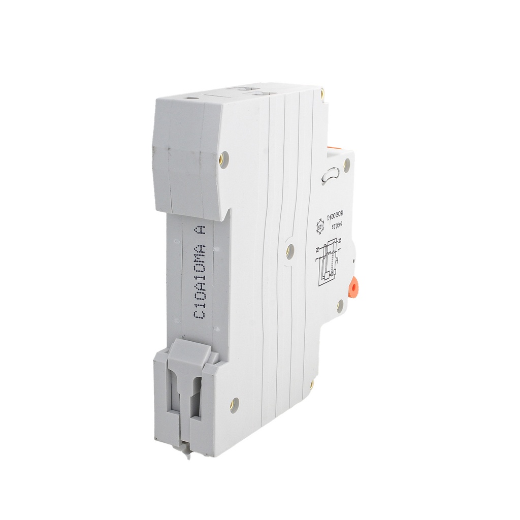 MeanWell RCBO Interruttore Magnetotermico Differenziale Tipo A Curva C 1P+N 1M 6000A 10mA Per Zone Umide C10A AC 230V IP20 IEC61009-1