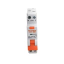 MeanWell RCBO Interruttore Magnetotermico Differenziale Tipo A Curva C 1P+N 1M 6000A 10mA Per Zone Umide C20A AC 230V IP20 IEC61009-1