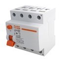 MeanWell RCCB Interruttore Differenziale Puro Tipo A 3P+N 4M 10000A 300mA 40A AC 400V IP20 IEC61008-1