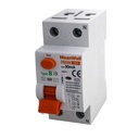 MeanWell RCCB Interruttore Differenziale Puro Tipo B 1P+N 2M 10000A 30mA 40A AC 230V IP20 IEC61008-1 / IEC62423