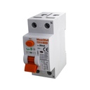 MeanWell RCCB Interruttore Differenziale Puro Tipo B 1P+N 2M 10000A 30mA 100A AC 230V IP20 IEC61008-1 / IEC62423