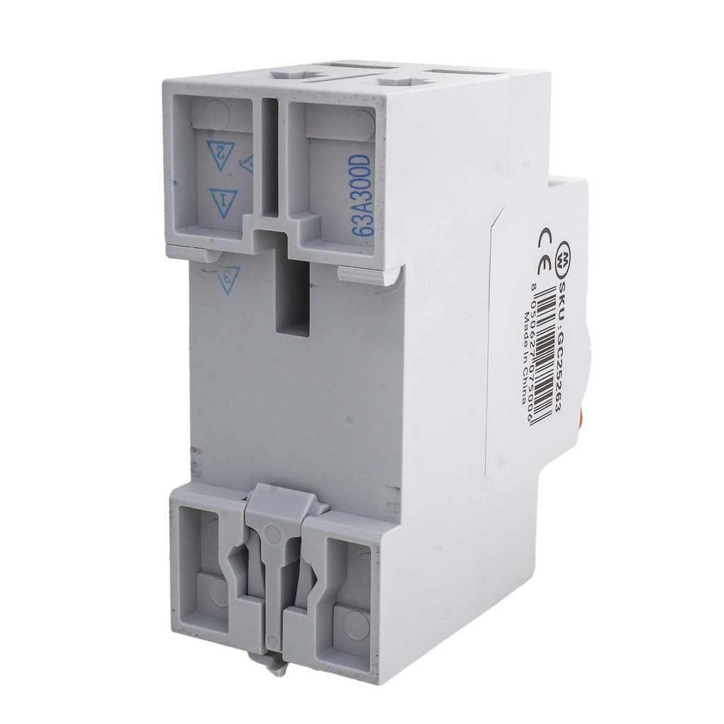 MeanWell RCCB Interruttore Differenziale Puro Tipo B 1P+N 2M 10000A 300mA 63A AC 230V IP20 IEC61008-1 / IEC62423