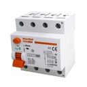 MeanWell RCCB Interruttore Differenziale Puro Tipo B 3P+N 4M 10000A 30mA 63A AC 400V IP20 IEC61008-1 / IEC62423