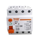 MeanWell RCCB Interruttore Differenziale Puro Tipo B 3P+N 4M 10000A 300mA 63A AC 400V IP20 IEC61008-1 / IEC62423