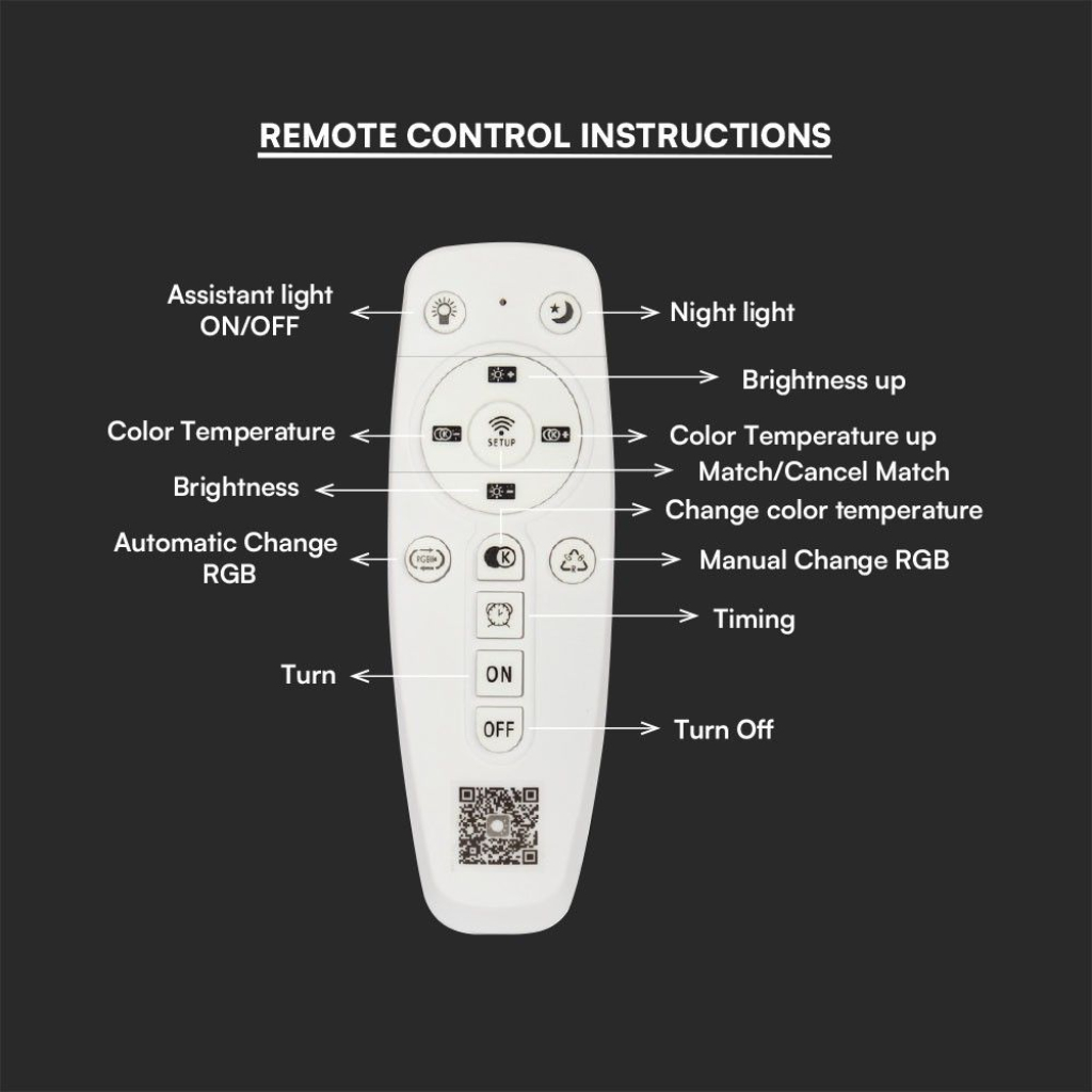 Lampadario LED a Plafone con Telecomando 45W dal Design Moderno e Fascio Luminoso 360° Colore Bianco 600x400x100mm Dimmerabile CCT 3in1 23394