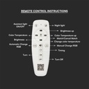Lampadario LED a Plafone con Telecomando 45W dal Design Moderno e Fascio Luminoso 360° Colore Bianco 600x400x100mm Dimmerabile CCT 3in1 23394