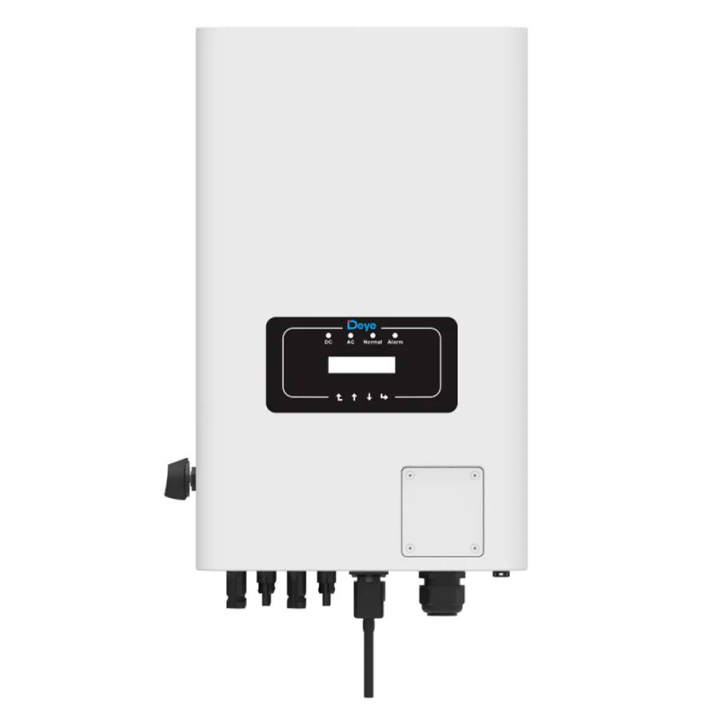 Inverter Fotovoltaico Deye Trifase di Rete On-Grid 30kW CEI 0-21 con Schermo LCD, Inclusi TA e WiFi Garanzia 10 Anni IP65 11812