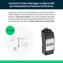 Daze Dynamic Power Manager su Barra DIN per Modulazione Potenza di Ricarica Wallbox Trifase 30kw DPMT