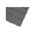 10 Pezzi Piastrelle Plastica da Giardino, 30X30X2cm, Pavimento Esterno In PVC, Colore Grigio, Totale 0.9 m²