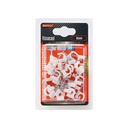 34 Pezzi Fermacavo con Chiodo 8mm Clip per Cavi Fissacavi A Muro