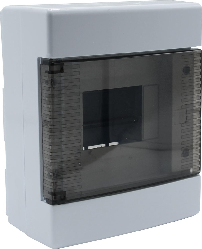 centralino da parete 4 moduli, bianco IP40, 160x120x80 mm, RAL 9016, ideale per installazioni elettriche domestiche e industriali