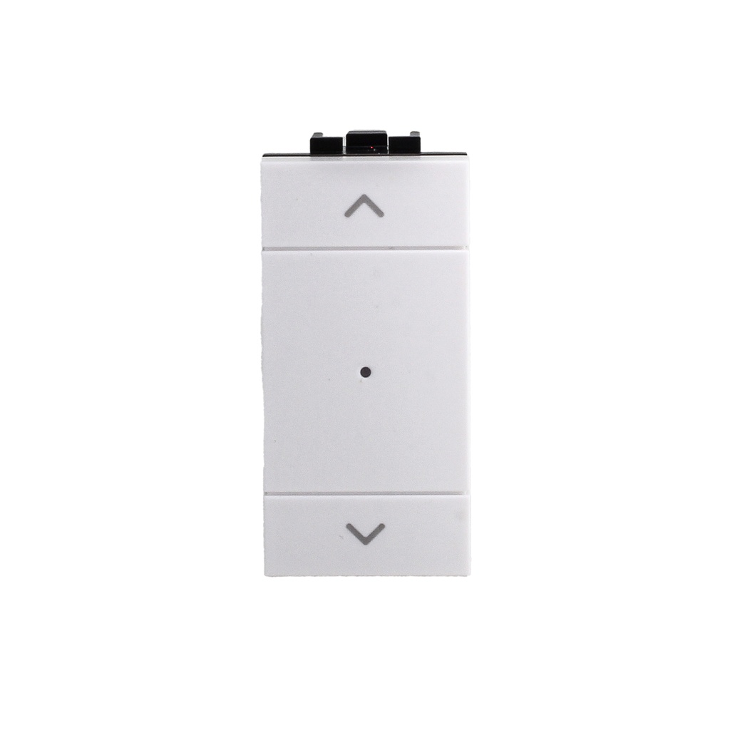 ETTROIT Pulsante Modulo Tapparelle Connesso Smart WIFI Tuya Per Tende Persiane Compatibile Bticino Living Colore Bianco